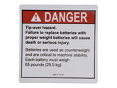 43617 Tip-Over Battery | Genie